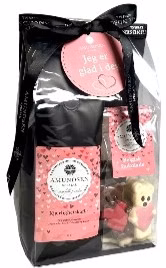 Kjærlighetsgave - Kjærlighetskaffe og belgiske sjokoladebjørner