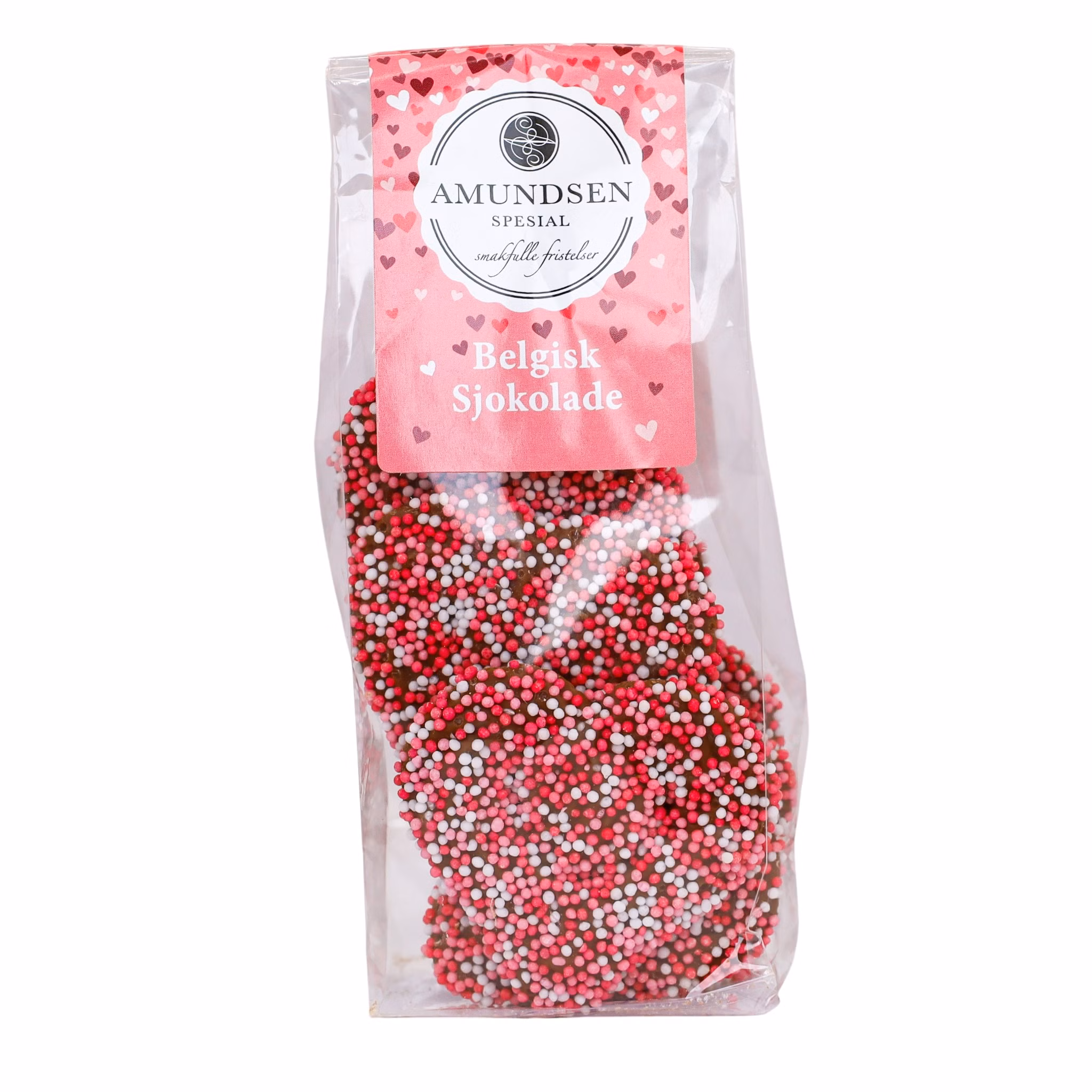 Sjokoladehjerter med strøssel