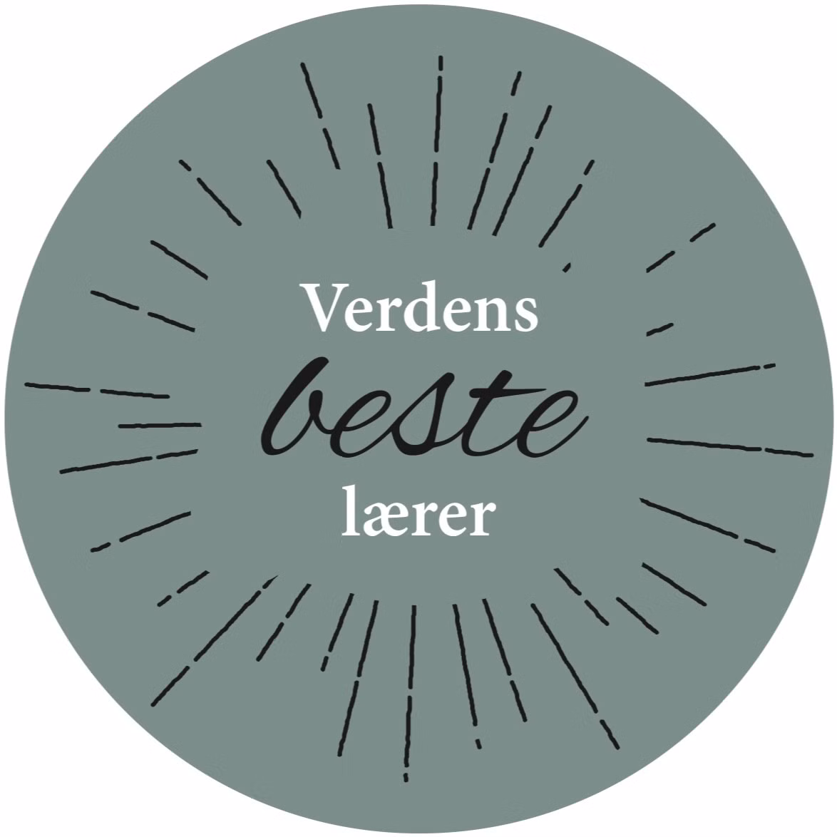 Kort - verdens beste lærer