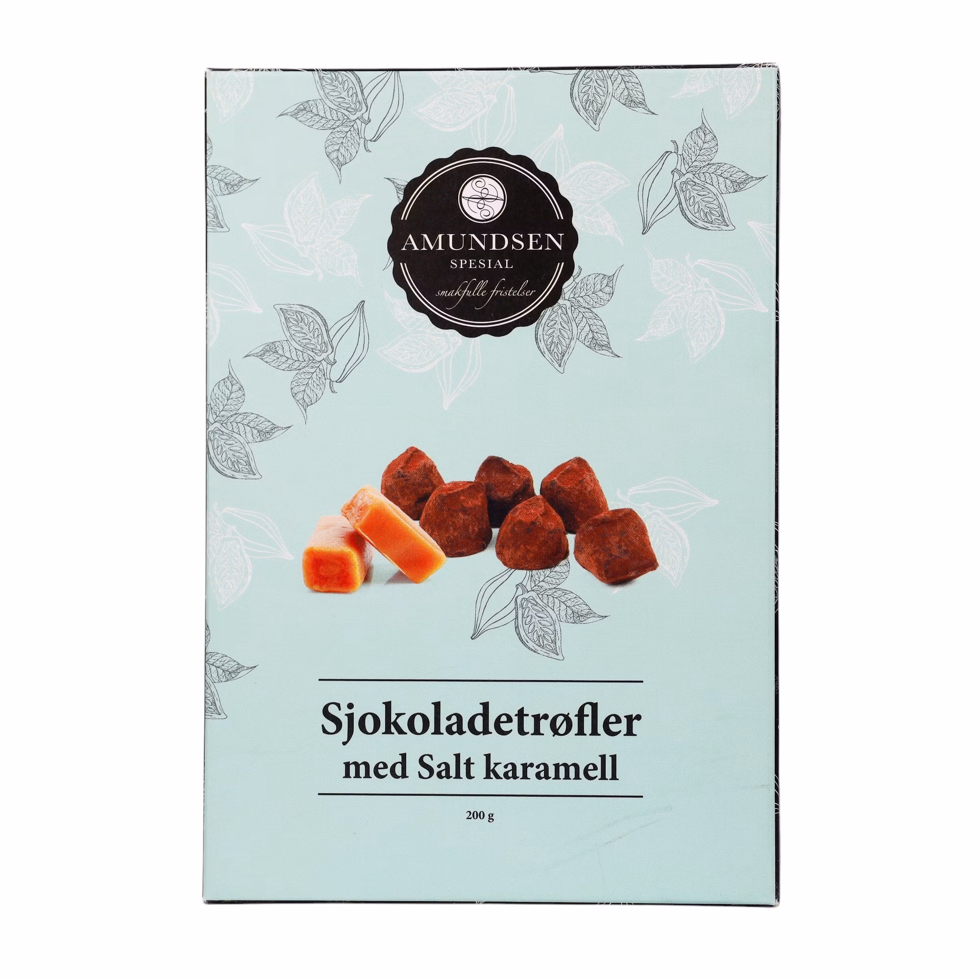 Sjokoladetrøfler med salt karamell