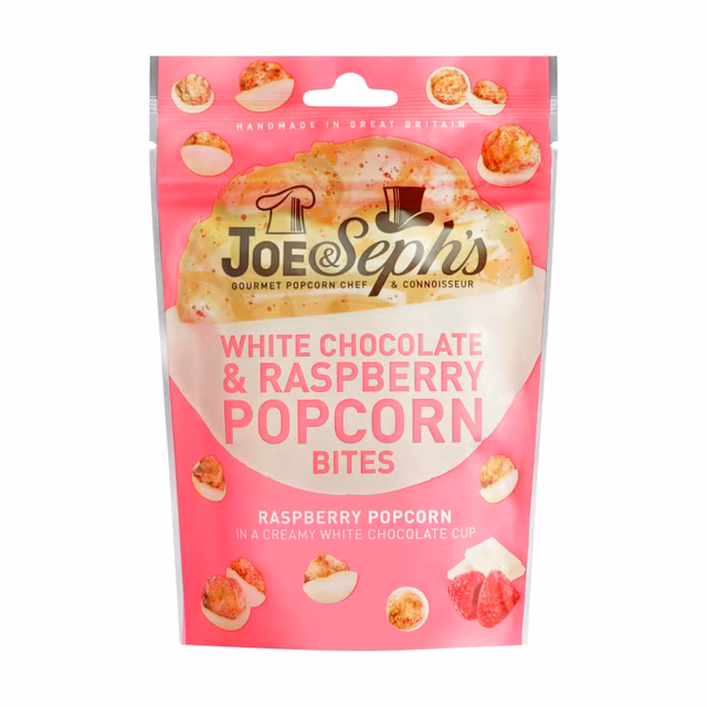 White Chocolate Popcorn Bites, 63g