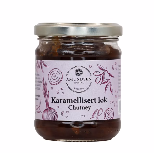 Karamellisert løk chutney