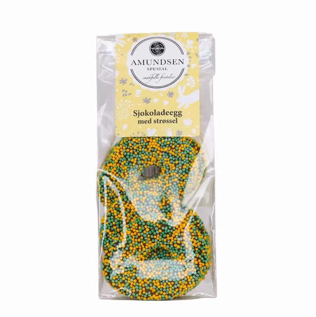 Sjokoladeegg med strøssel