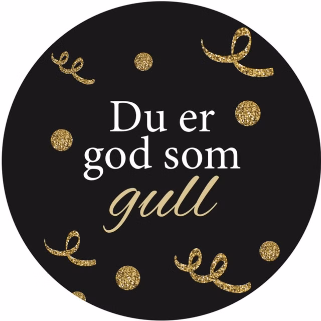 Kort - du er god som gull