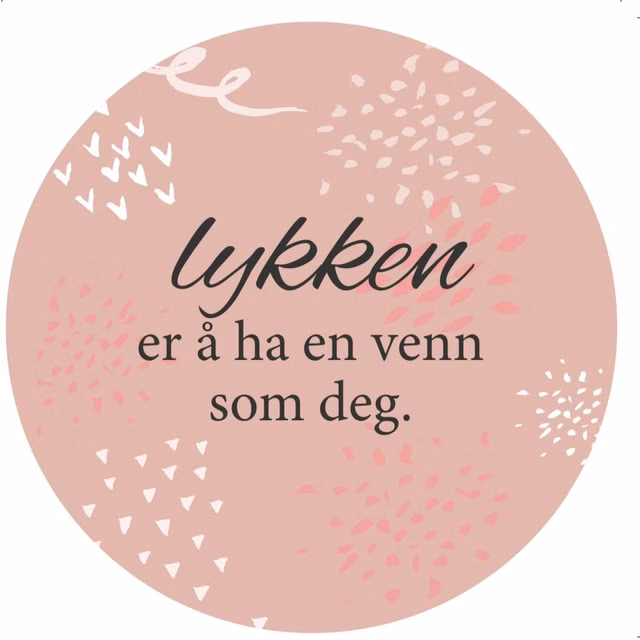 Kort - lykken er å ha en venn som deg