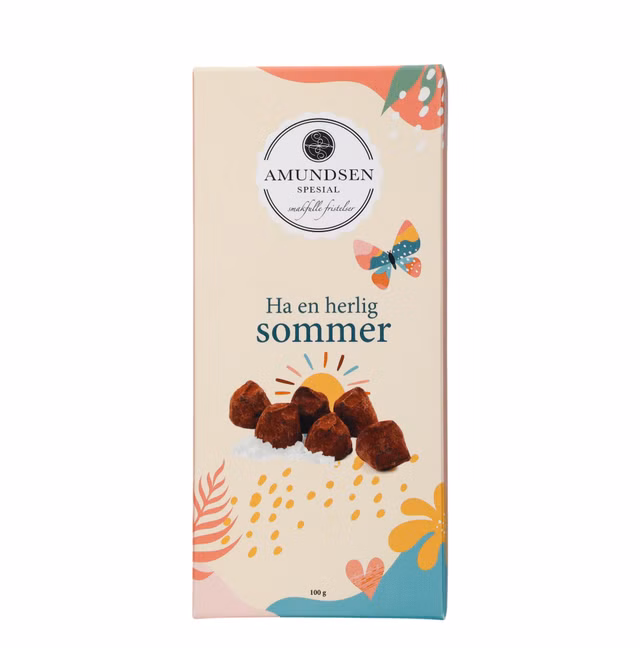 Ha en herlig sommer - Sjokoladetrøfler med havsalt