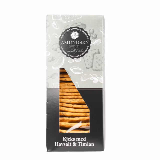 Kjeks med timian og havsalt