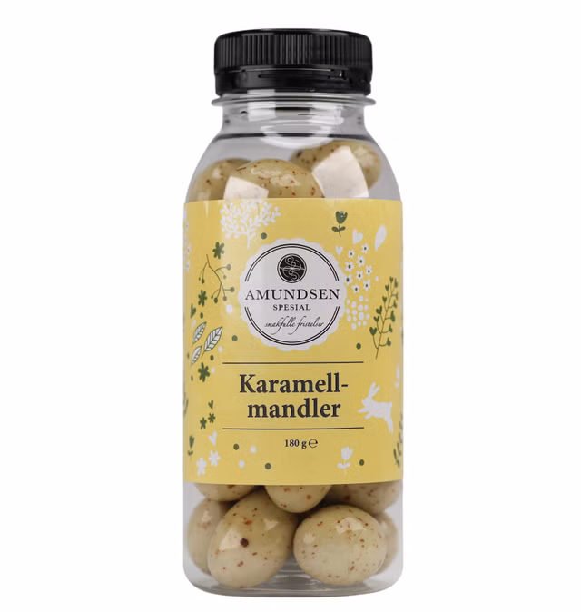 Påske - Karamellmandler i flaske, 180 gr