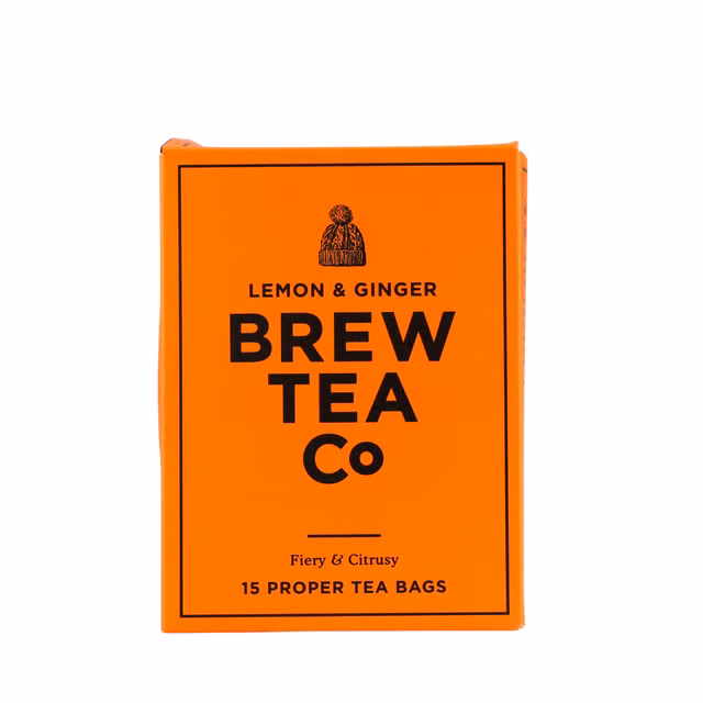 Brew Tea - Lemon & Ginger Tea bags